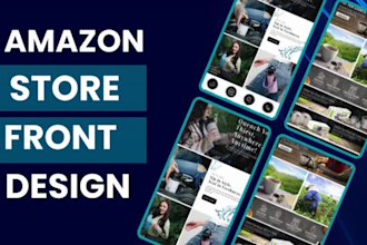 design an eye catchy amazon storefront design brand story listing images