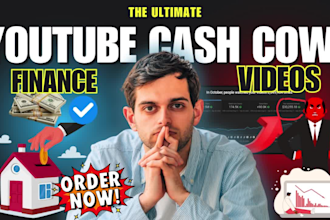 do youtube cash cow finance video faceless cash cow videos