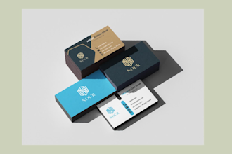 design a professional and modern business card