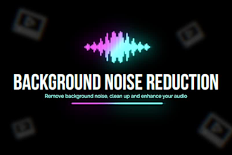 remove noise from your audio or video file