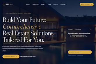 create a modern idx real estate website that generates leads