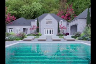 do best exterior design, architectural rendering walkthrough