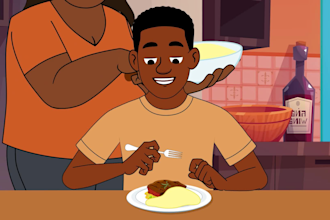 create a 2d animation video