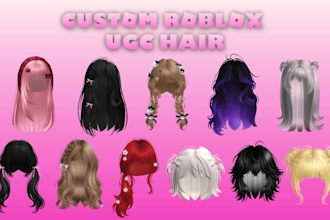 create custom roblox ugc hair and hair accessories