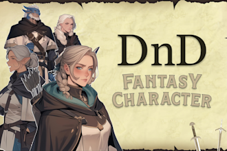 create your fantasy character for your dnd character game