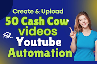 create top 10 cash cow faceless videos and cash cow youtube automation channel