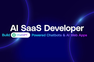 build ai saas website ai software and manychat chatbot