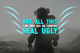 create an animated lyric video for your song