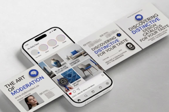 create viral instagram tiktok and linkedin carousel designs