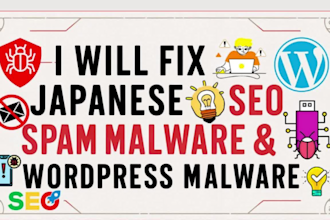 remove japanese SEO spam malware and secure your website fast