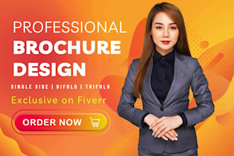 do professional bifold and trifold brochure design