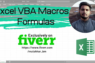 create an excel spreadsheet using vba macros and formulas