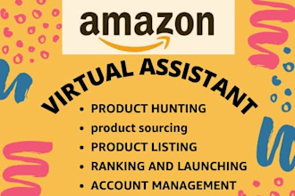 be expert amazon fba virtual assistant and amazon consultant