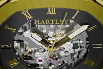 3d industrial watch mechanical animation factory product explainer video ads