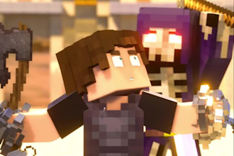create, recreate an existing 3d minecraft animation short for you