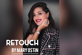 make a retouch, edit a photo portraits, headshots
