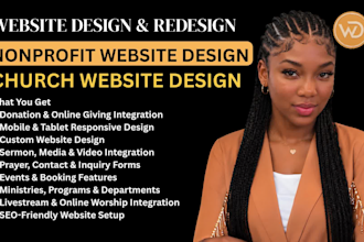 create church website, ministry, nonprofit and wordpress websites