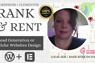 craft seo optimized wordpress sites for rank and rent and lead generation