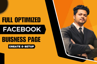do full optimized facebook business page create and setup