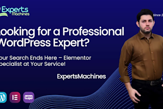 be your elementor expert to create, design, clone landing pages