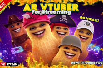 create 3d ar vtuber filter streaming avatar for snap camera and lens studio