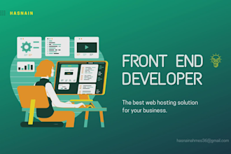 do front end, front end developer using react js in 12 hours