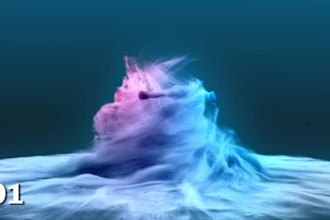 create an eye catching smoke logo intro video animation