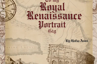 make a custom renaissance royal portrait of you or your pet