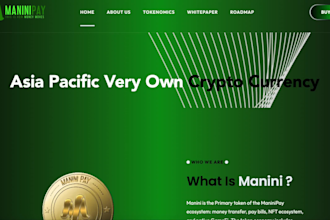 create a crypto currency token, coin, meme website