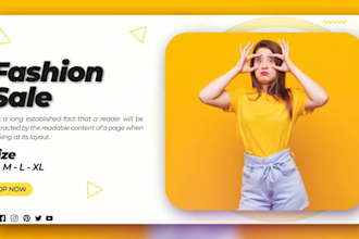 create product promo and fashion sale slideshow video