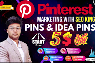 be pinterest marketing manager to grow and boost as pin seo king
