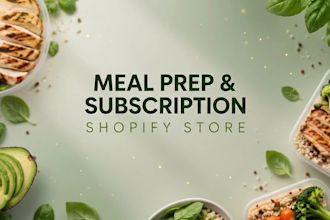 build your meal prep shopify store with subscription checkout
