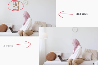 remove any unwanted objects from the video, and vfx cleanup