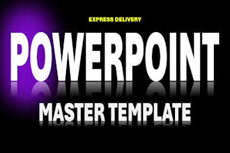 convert your presentation to powerpoint master slide template and google slide