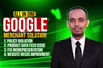 solve google merchant center misrepresentation, suspension and run shopping ads