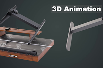 do 3d industrial animation and assembly animation