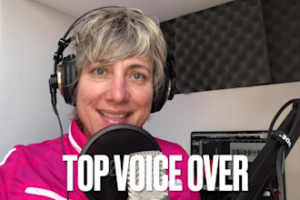 produce a female german voice over in a deep and charming voice
