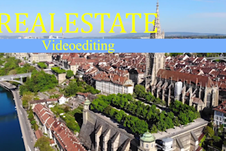 do professional realestate video editing