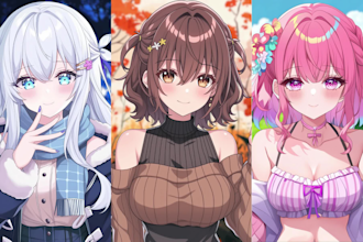 draw anime portrait or orginal character for your pfp