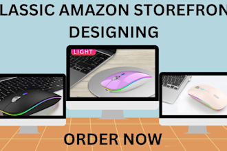 do brand amazon storefront design, amazon professional store