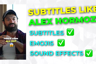 edit your reels and tiktoks just like alex hormozi