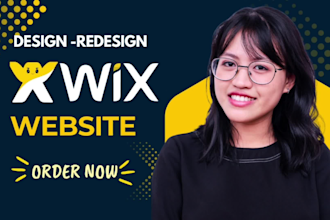design or redesign wix website, develop wix store, wix studio website