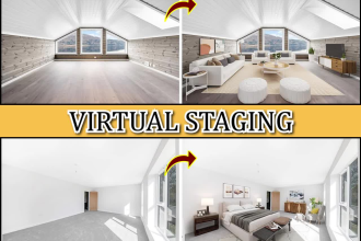 do virtual staging, virtual furniture, home staging for you