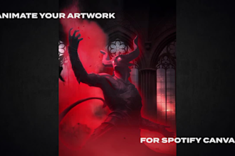 animate your artwork into premium spotify canvas