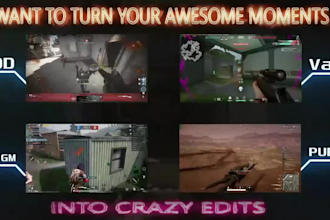 create cinematic gaming montages