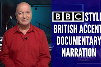 record your english british documentary narration