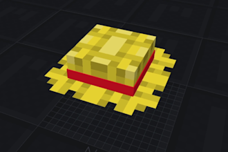 create a low poly hat model for roblox