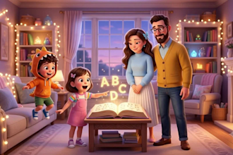 create ai 3d cartoon videos for youtube kids channel