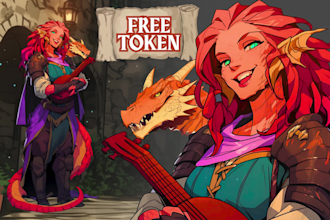 draw dnd character, art fantasy, illustration for concept art