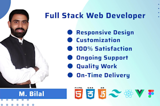 front end web developer in html css react vue js website design figma to